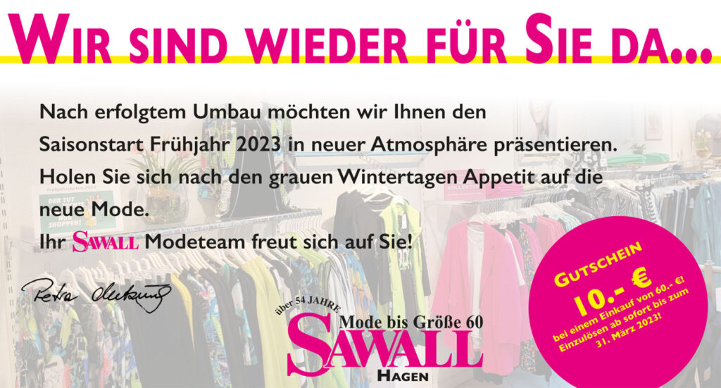 Umbau zum Saisonstart
